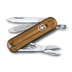 Victorinox Classic Sd Transparent Colors Chocolate Fudge Multitool