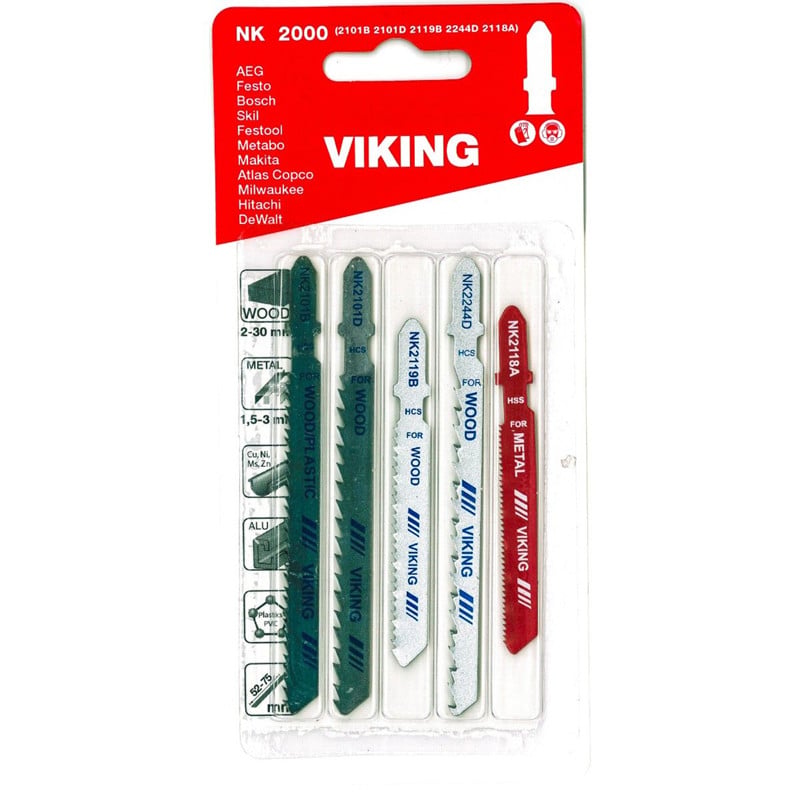 Viking Stiksavklinge Nk 2000      Stk Forskellige Stiksavklinger