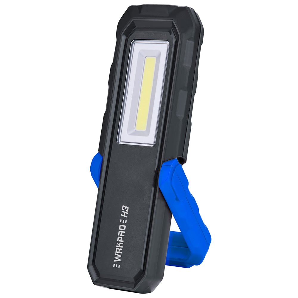 Wrkpro Arbejdslampe  Quot H3 Quot  6w Cob Led Lampehoved Med Magnet  Krog Og Genopladeligt Batteri