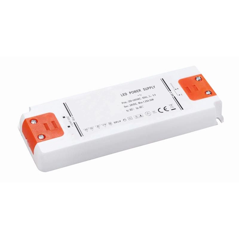 Wrkpro Led Driver Transformer 30w Til Dc 24v Led Maskinlys Kan Omforme Fra 200-240v Til 24v