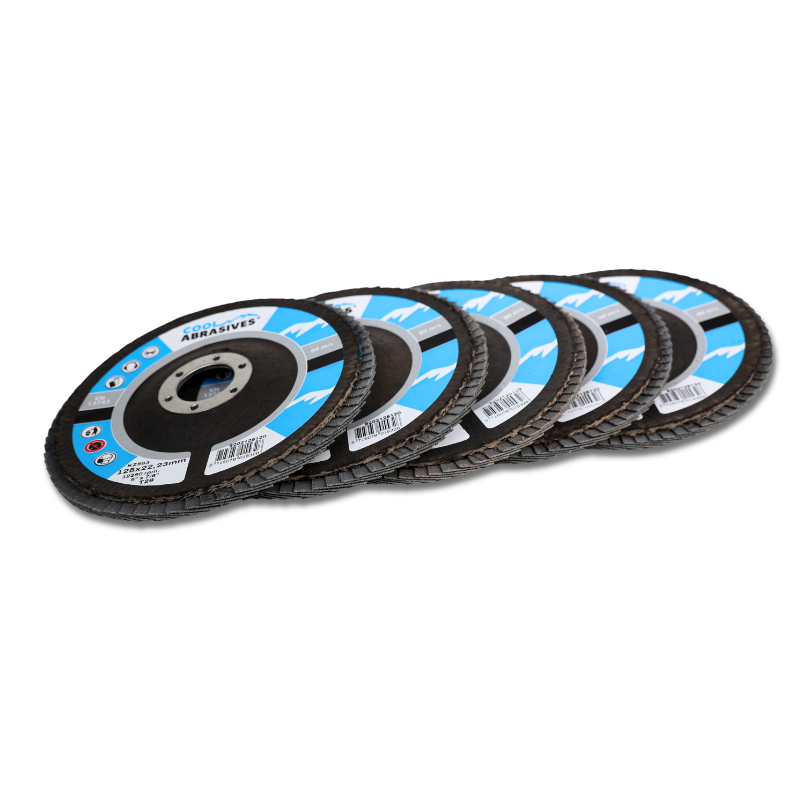 ø125mm Zirkon Lamelflapskiver  Cool Flap Disc    Stk  Korn P40