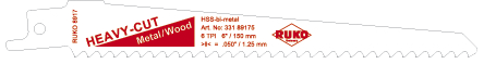 Bajonetsavkl Bi-  150mm 6tpi Pk