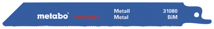 Bajonetsavkl  Til Metal 150mm Bim 18tpi Flex Pk
