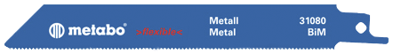 Bajonetsavkl  Til Metal 150mm Bim 18tpi Flex Pk