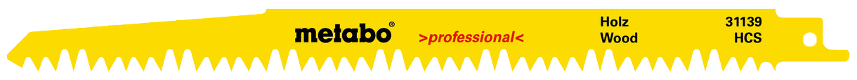 Bajonetsavkl  Til Træ 240mm Hcs 5tpi Prof Pk