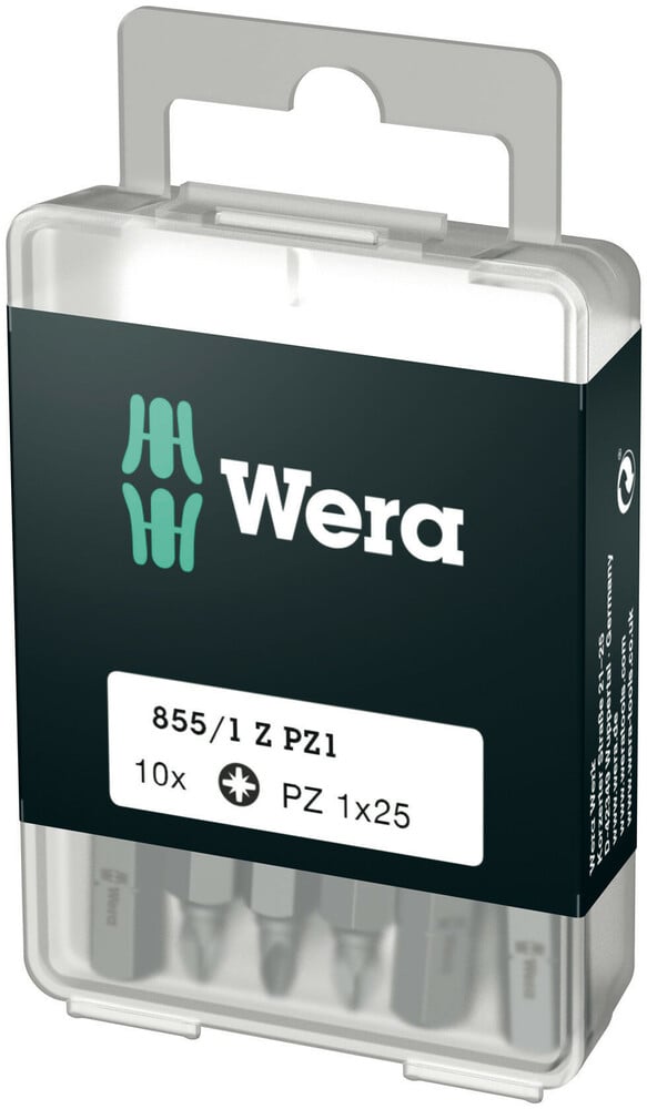 Bits Til Pozidriv-krydskærv Wera 855