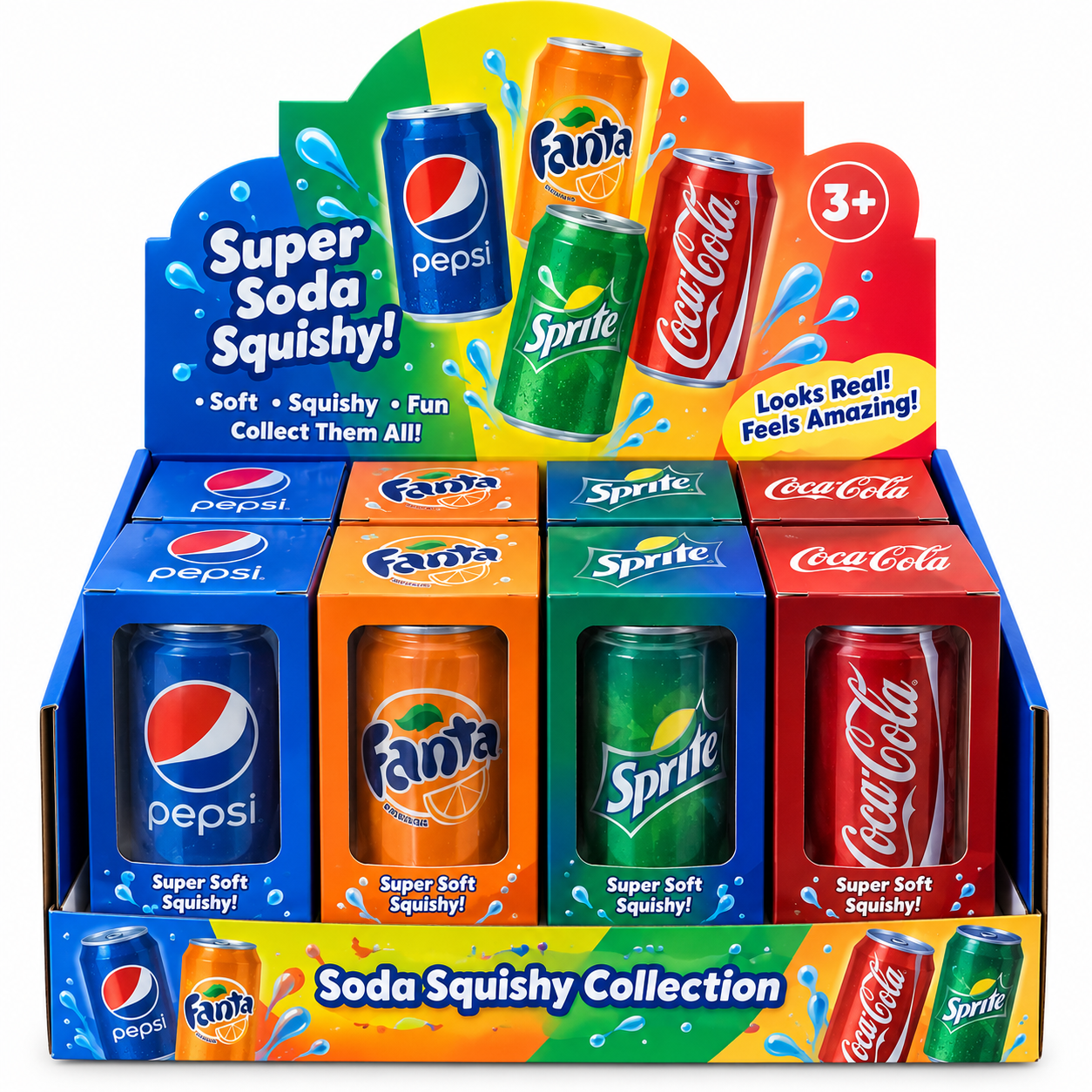 Bottled Drink Squishy Sjovt Sodavands Sanselegetøj Sprite