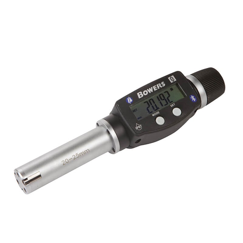 Bowers Xtd20m-bt Digital  -punkt Mikrometer 20-25 Mm Med Kontrolring
