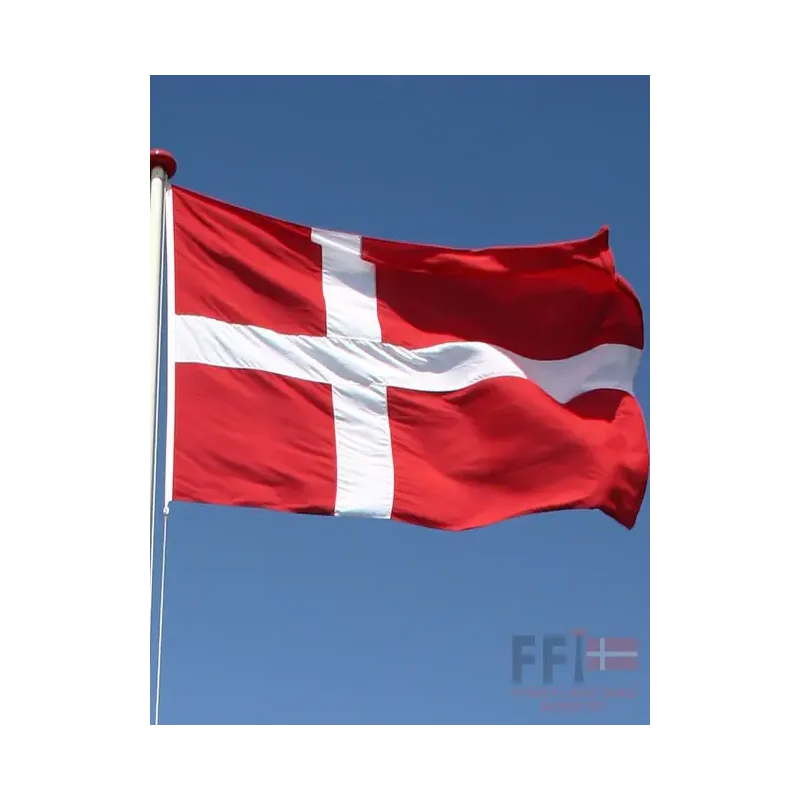 Dannebrogsflag Til 12 Meter Glasfiberflagstang