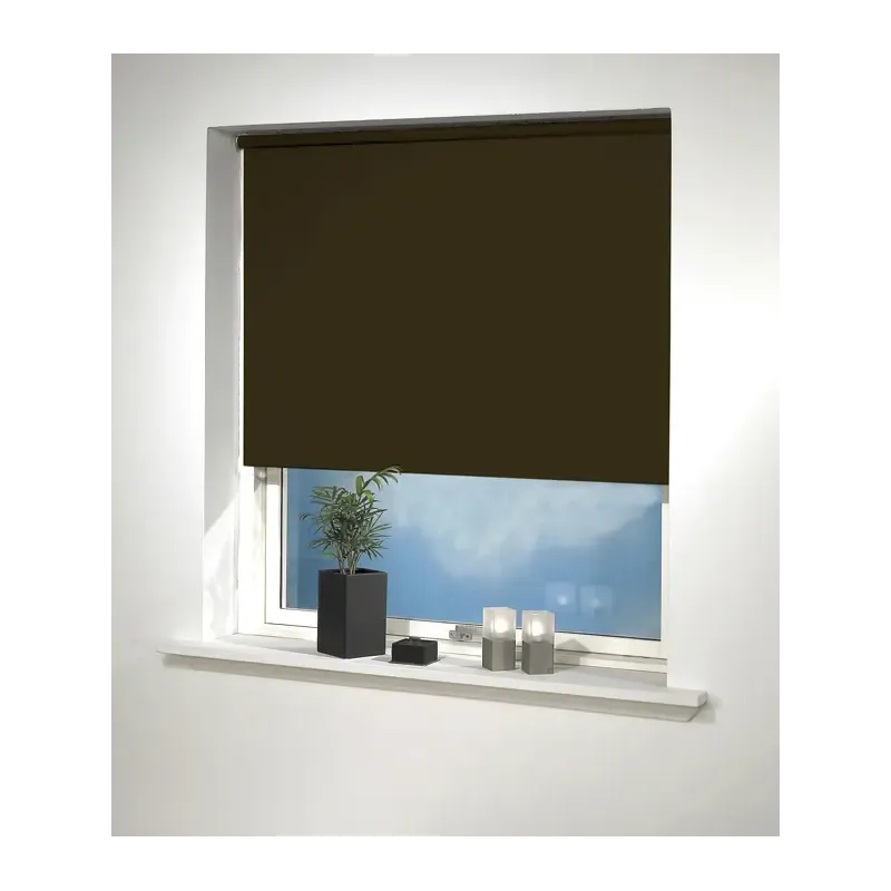 Debel Rullegardin Mørklægning Uni Sort  130x175cm