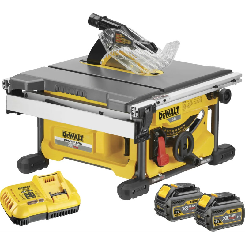 Dewalt 54v Xr Flexvolt Bordsav Med Batterier Dcs7485t2-qw