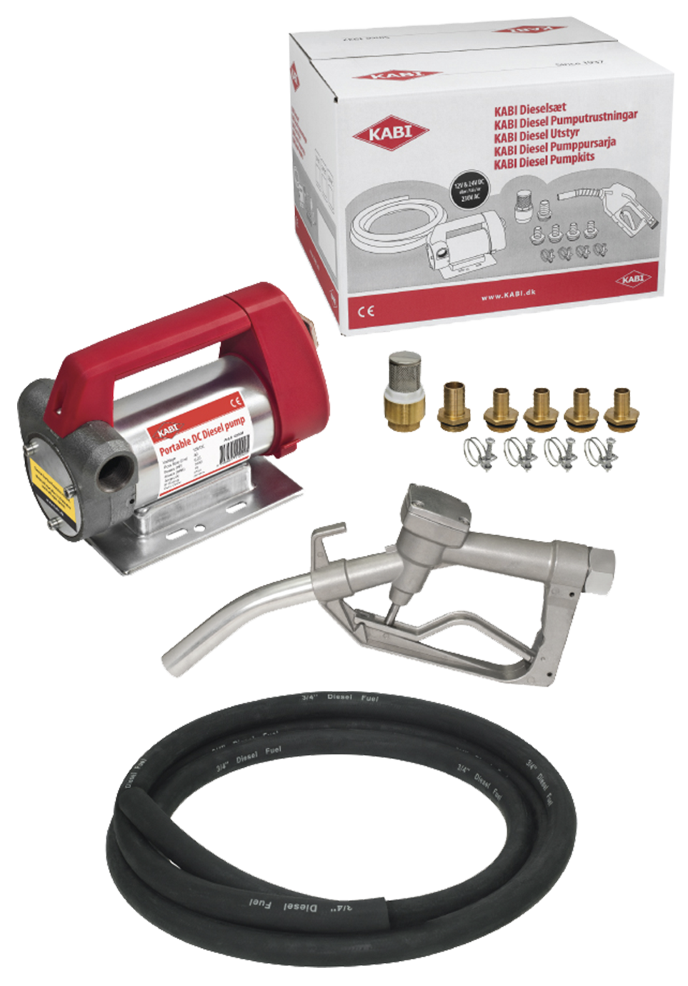 Dieselpumpesæt   Manuel Pistol 40 Ltr Min 230v