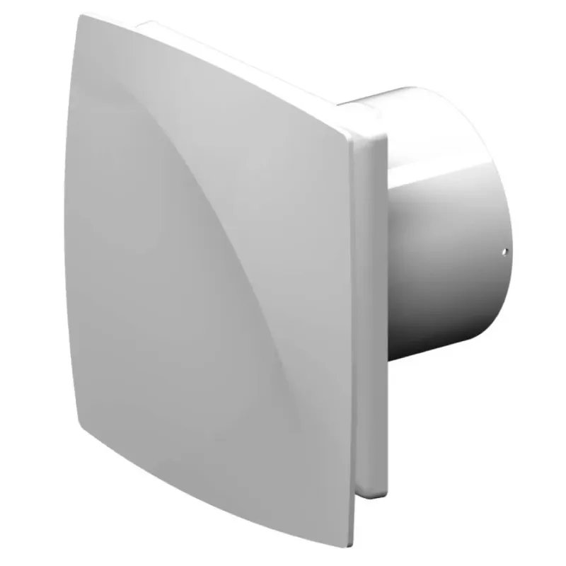 Duka Ventilator Med Tidsstyring Pro 90   ø100mm Hvid