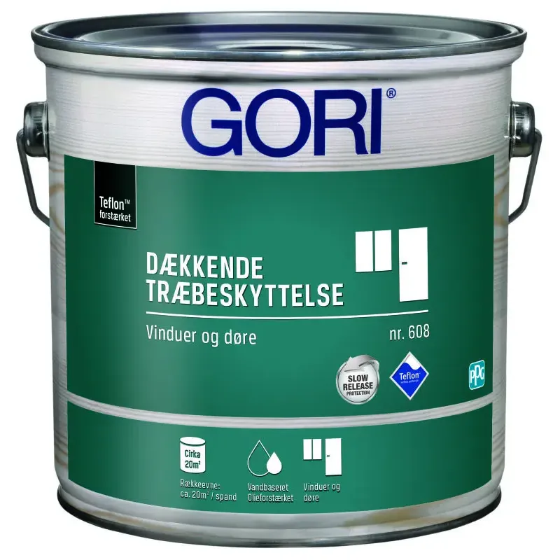 Dyrup Gori 608 Vinduesmaling Dækkende Ral 9010   5lt