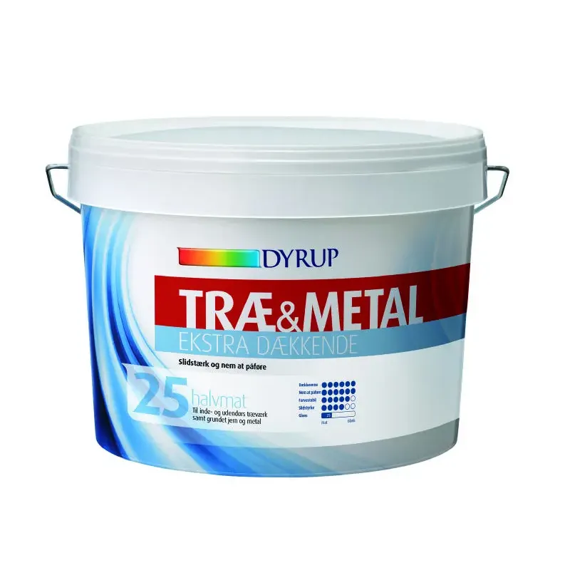 Dyrup Træ   Metal 25 Ekstra Dækkende S0502y   25lt