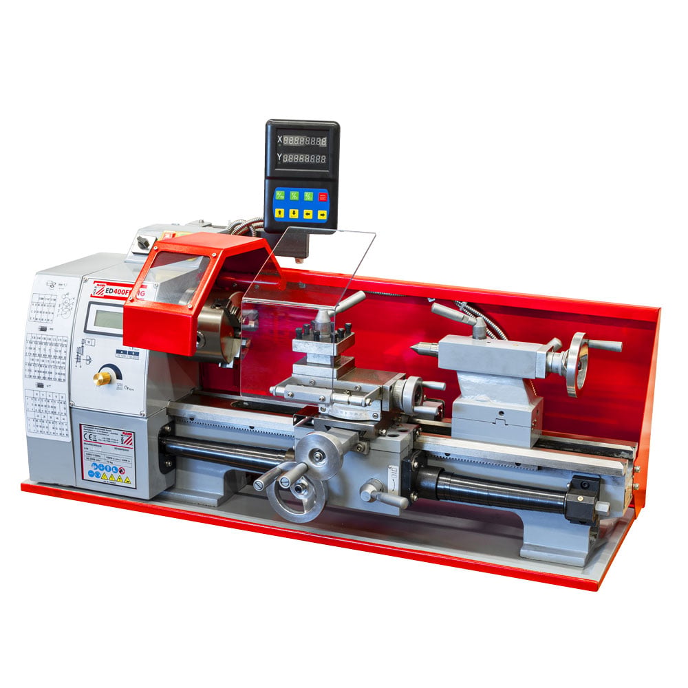Ed400fddig 230v Metaldrejebænk Digital Display- Bordmodel Holzmann