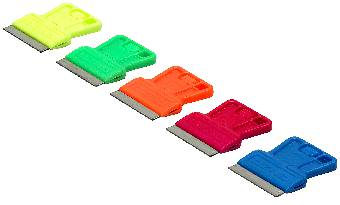 Fönsterskrapa Neon 100-pack