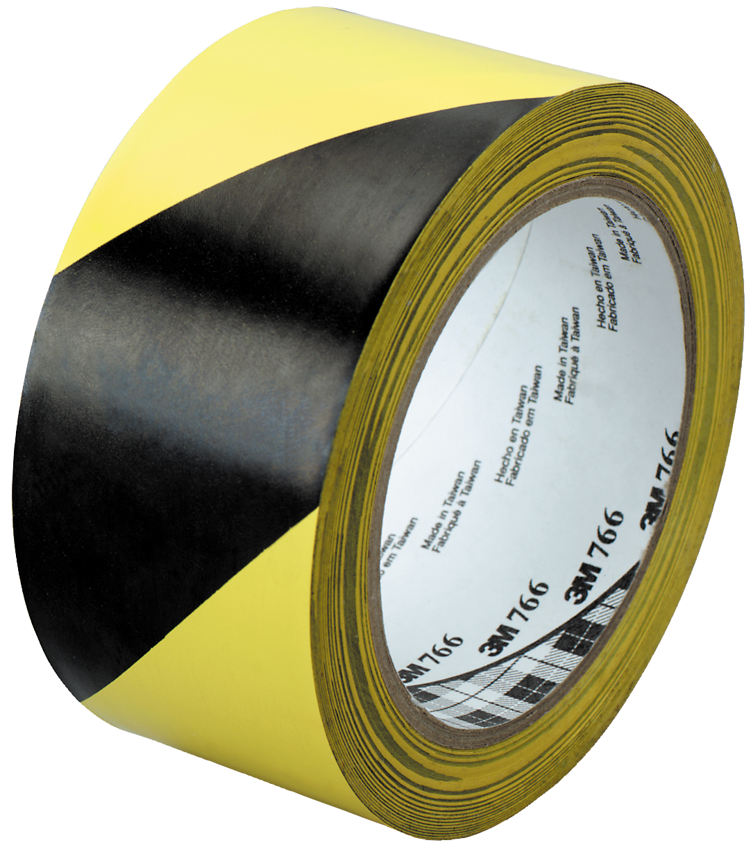 Faretape 766i Gul Sort 50mm    33 Mtr