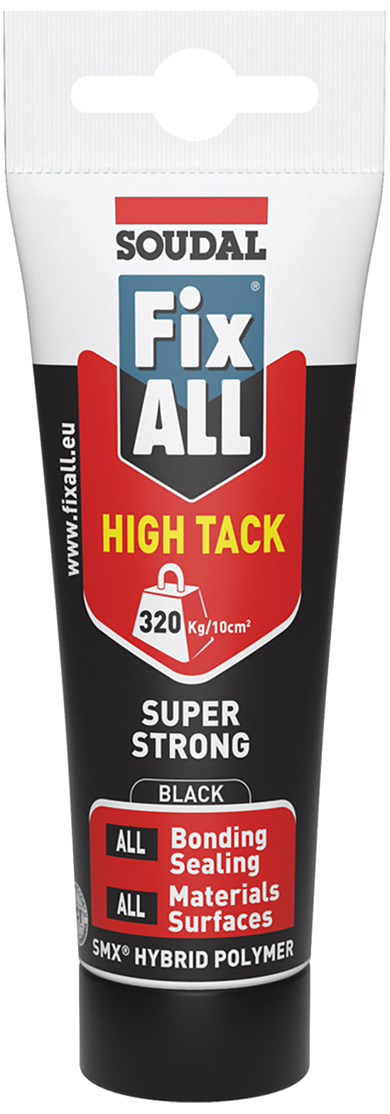 Fixall Hightack Fuge- Klæbemasse 125ml Sort