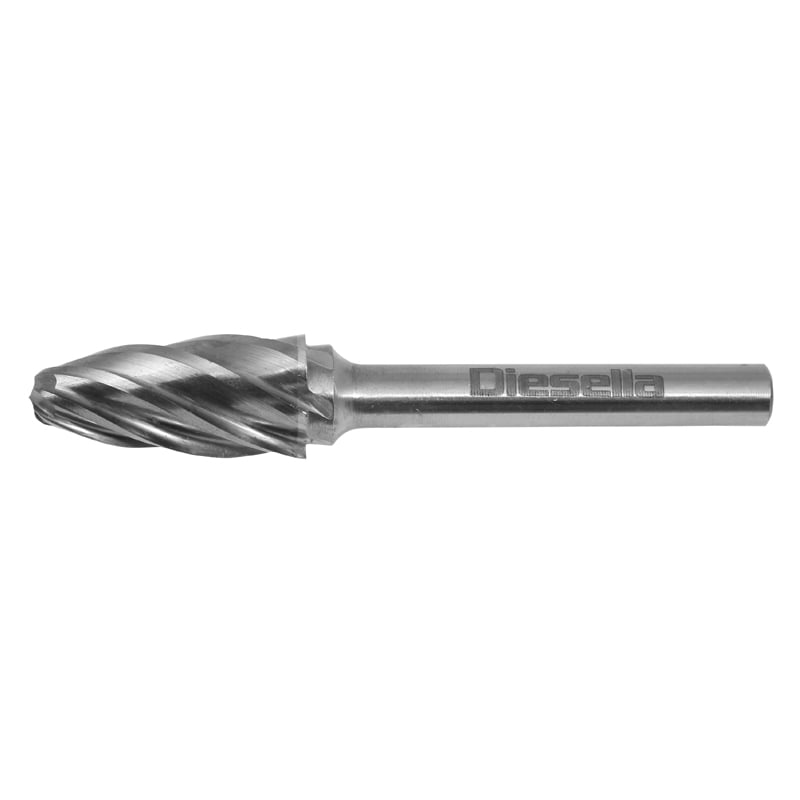 Fræsestift Hm ø12x25 Mm Form    Alu  Cut  Med ø6 Mm Skaft