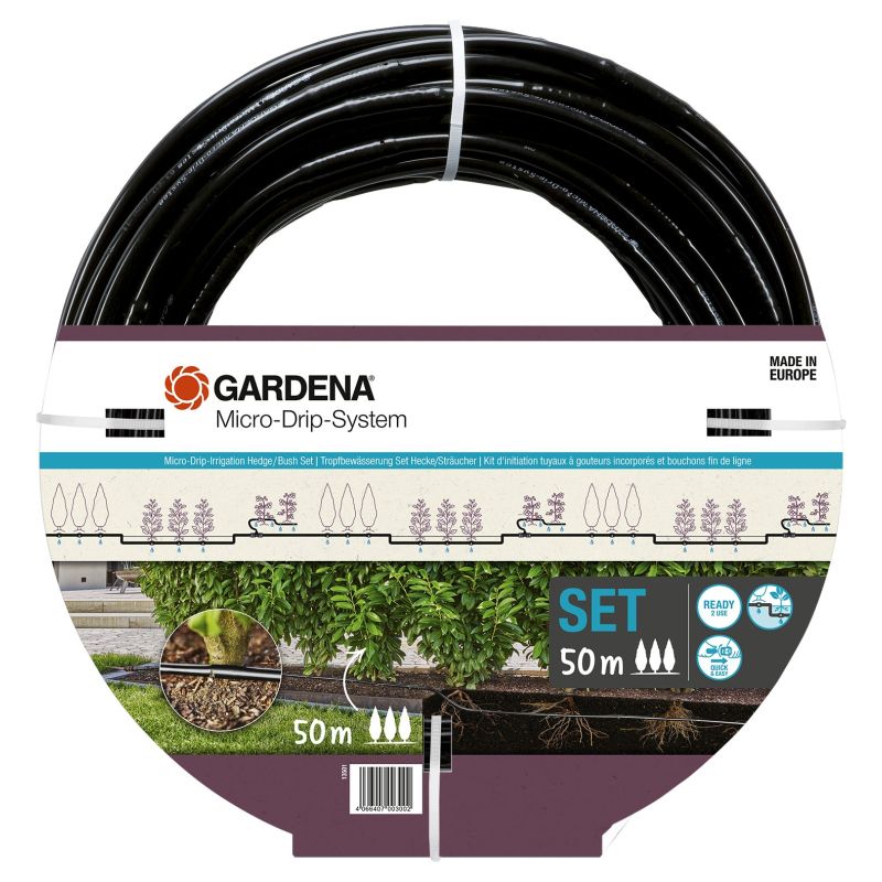 Gardena Micro-drip-system Hæk- Busksæt 50 13501-20