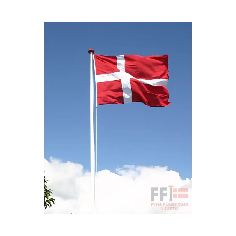 Glasfiberflagstang   Støtte 10 Meter