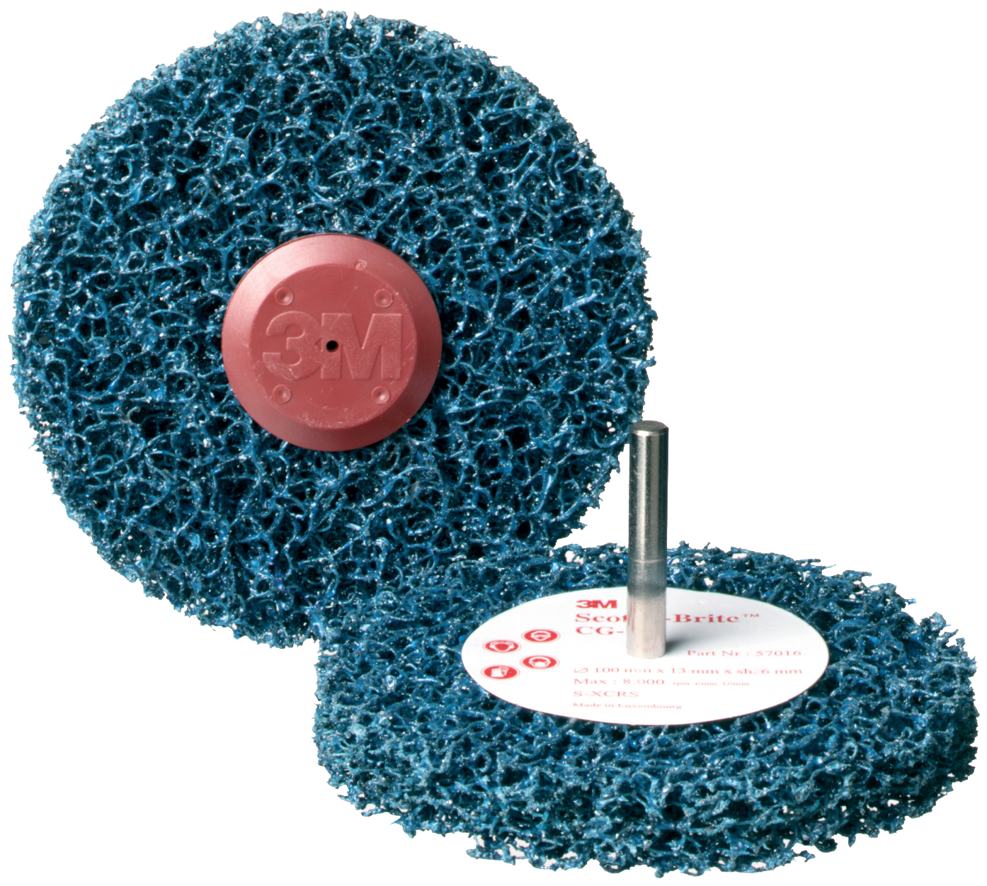 Grovsliberondel Cg-zs Blå 75ã 13mm   6mm Spindel