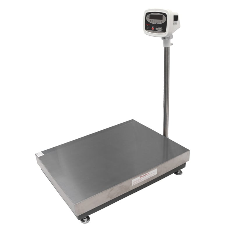 Gulvvægt 300 Kg   Inddeling 50   Med Led Display Og 800x600 Mm Vejeplade