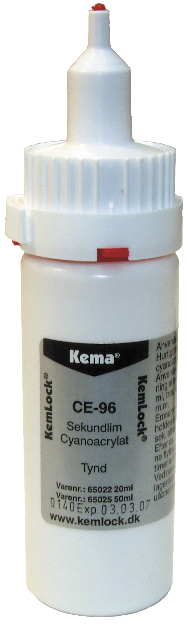 Kemlock Cyanoacrylat-lim Ce-96 20ml