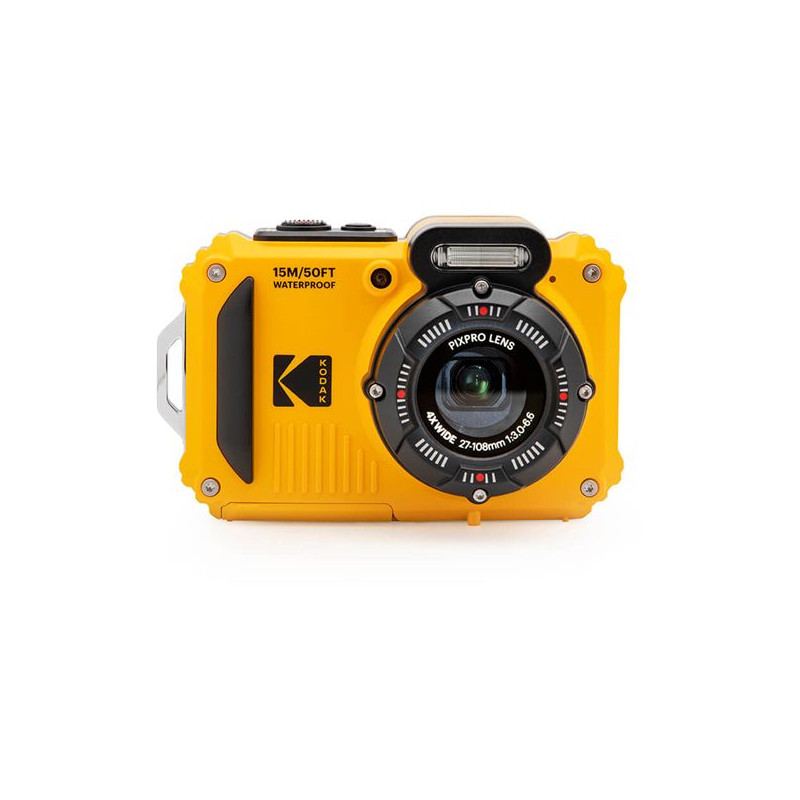 Kodak Pixpro Wpz2 5x Wp 16mp Wi-fi Gul Digitalt Kamera