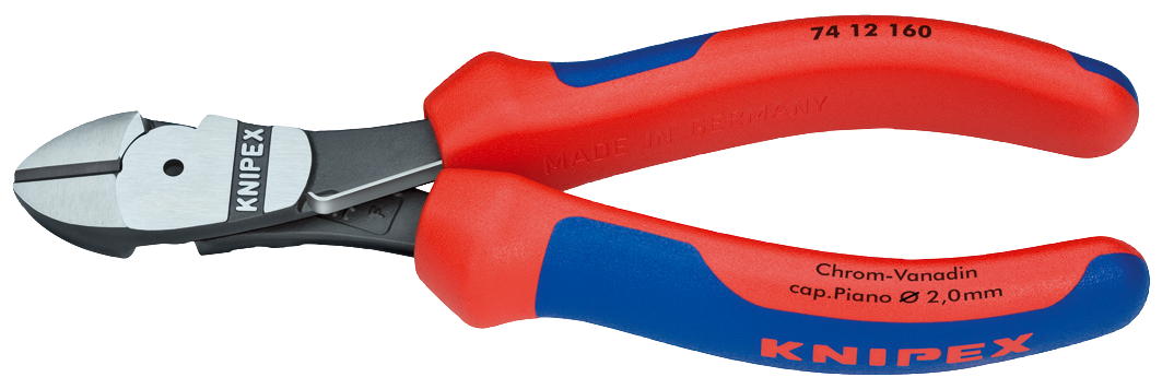 Kraft-skævbider 74 12 180 Mm Med Fjeder