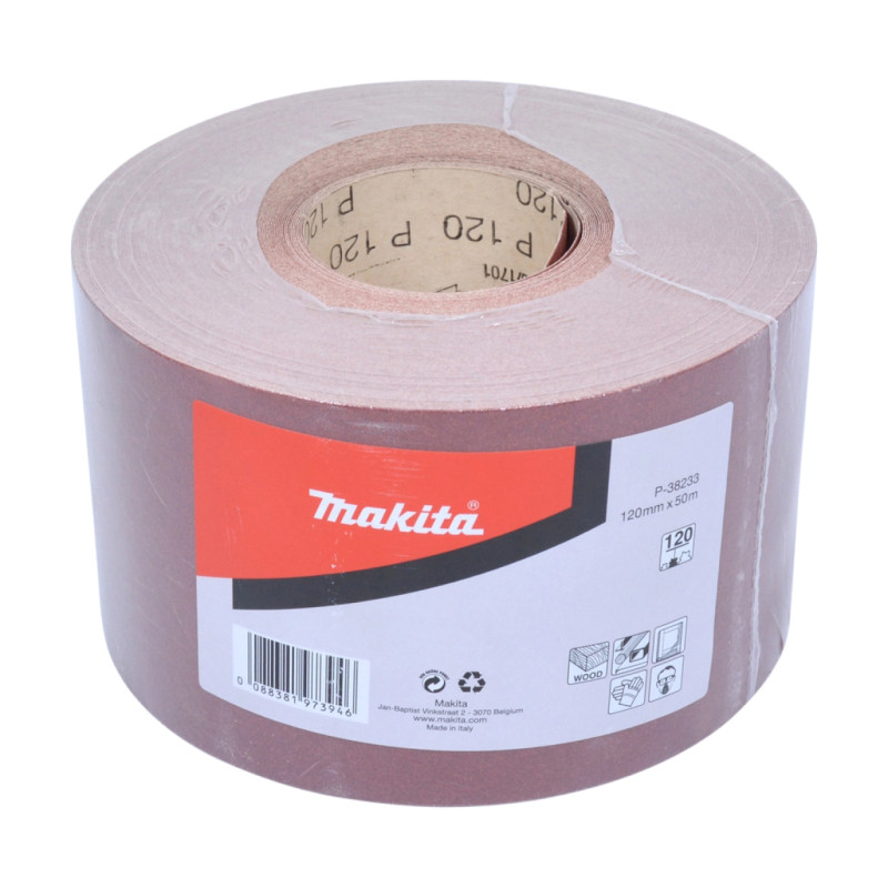 Makita Sandpapir Rulle 120mmx50m K120  -38233