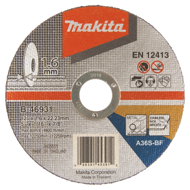 Makita Skæreskive 125x1 6x22 23  En   -46931