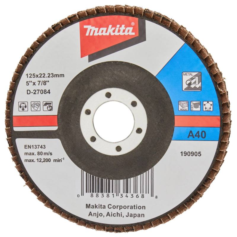 Makita Slibeskive 125 K40  -27084