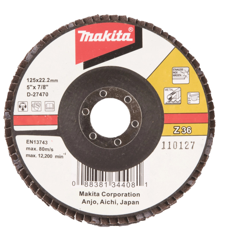 Makita Slibeskive 125 Z36  -27470