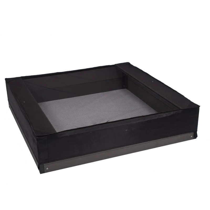Nordic Play Sandkassenet 150   150   20 Cm Sort