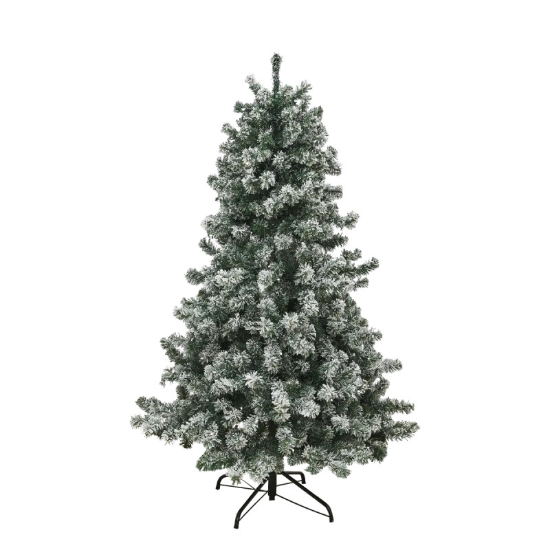 Nordic Winter Frost Kunstigt Juletræ 180   118 Cm Med Sne Og 240 Led-lys