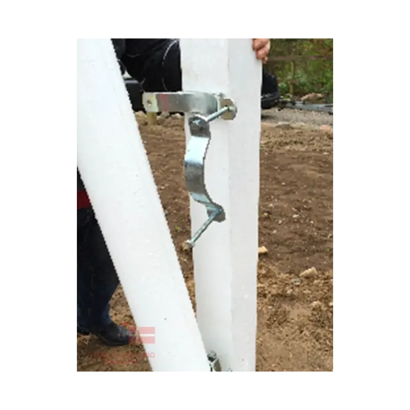 Opsætning På Eksisterende Støtte Til 12 Meter Glasfiberflagstang
