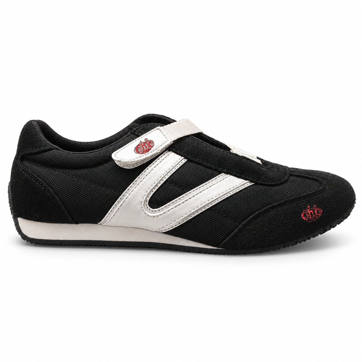 Oto Sort Hvid Sportssko Med Velcro 41