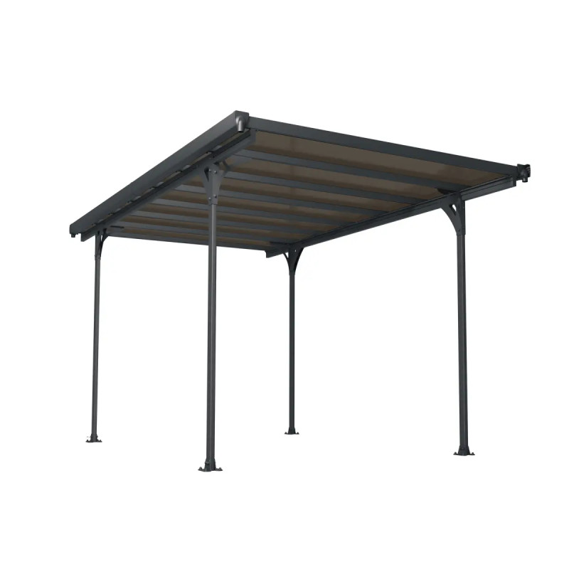 Palram Canopia Verona 5000 Carport 217   299   504 Cm   Antracitgrå