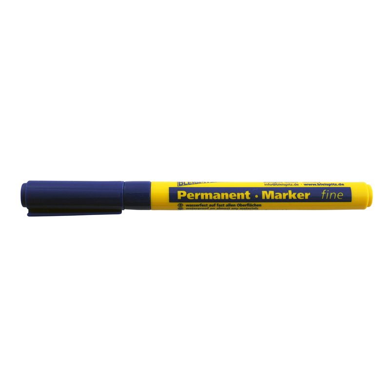 Permanent Marker     Mm Blå Rund Spids  Model 0778