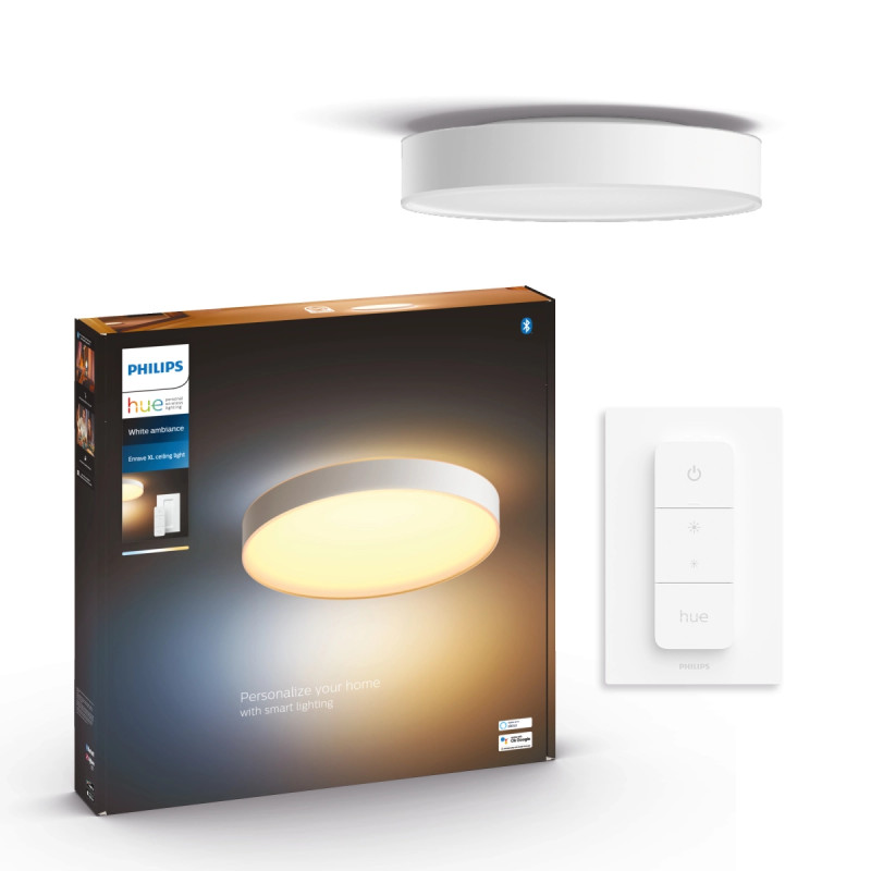 Philips Hue Enrave White Ambiance Ekstra Stor ø551 Mm Led Loftlampe Hvid 48w