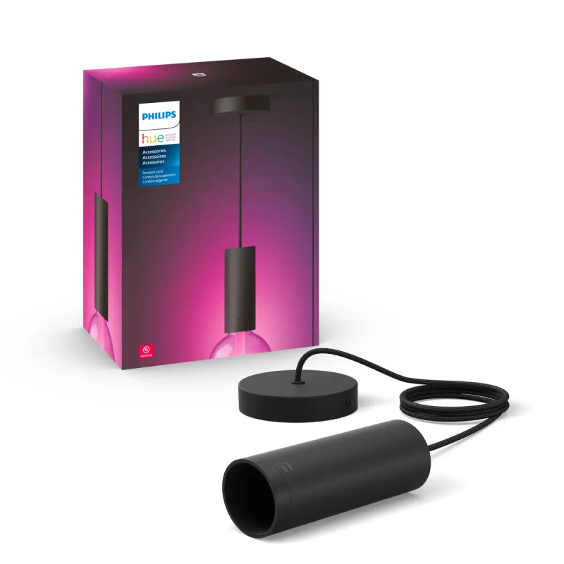Philips Hue Lightguide Pendelophæng Sort E27