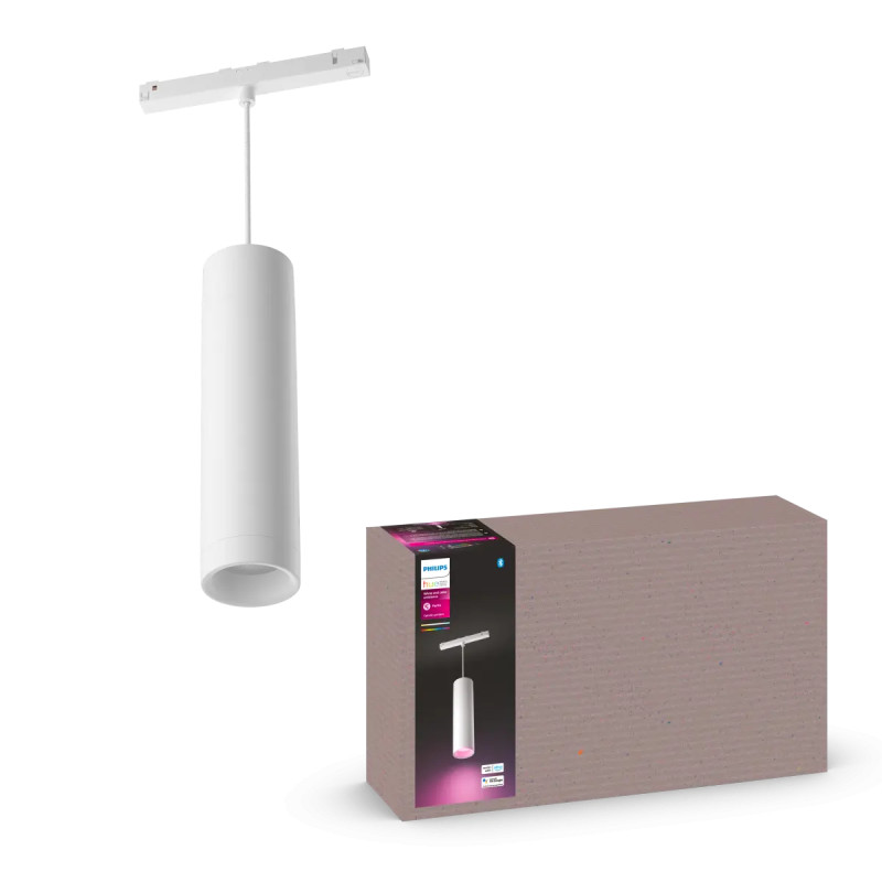 Philips Hue Perifo White And Color Ambiance Cylinder Pendel Hvid