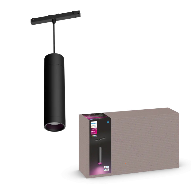 Philips Hue Perifo White And Color Ambiance Cylinder Pendel Sort