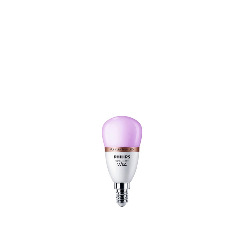 Philips Smart Led Color Kronepære P45 E14 Mat 470 Lm 40w -pak