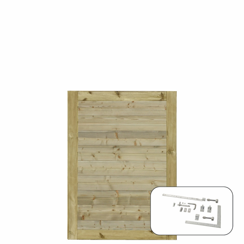 Plus Plank Enkeltlåge Inkl Beslag 100ã 125 Cm Pefc 277650-