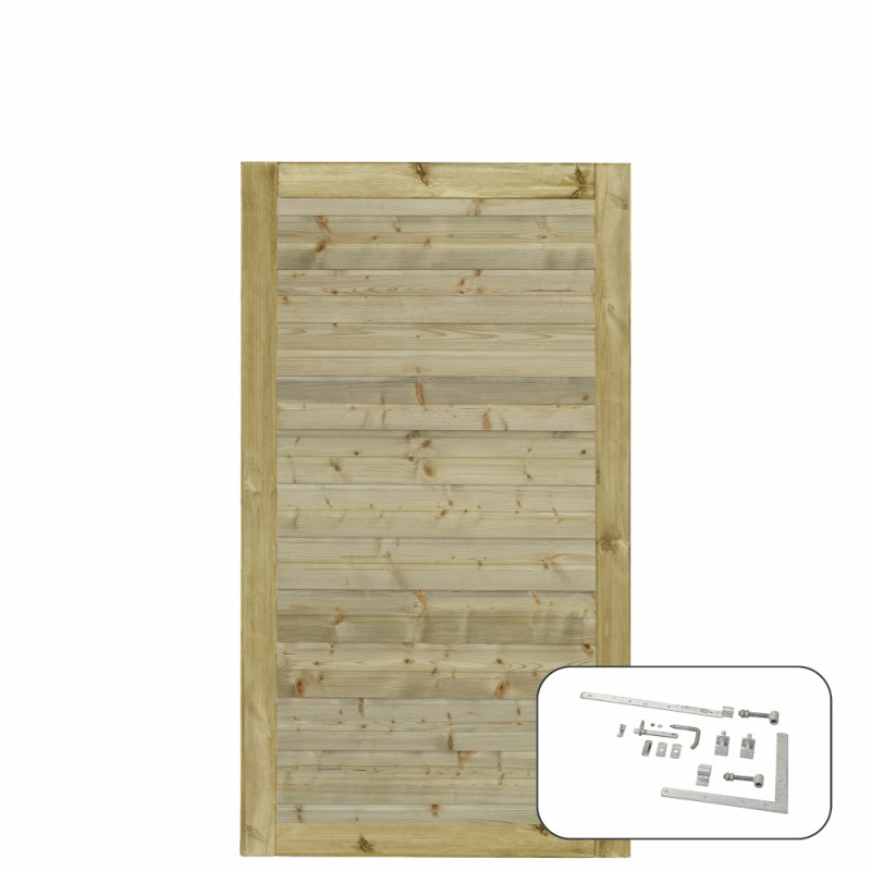 Plus Plank Enkeltlåge Inkl Beslag 100ã 163 Cm Pefc 277640-