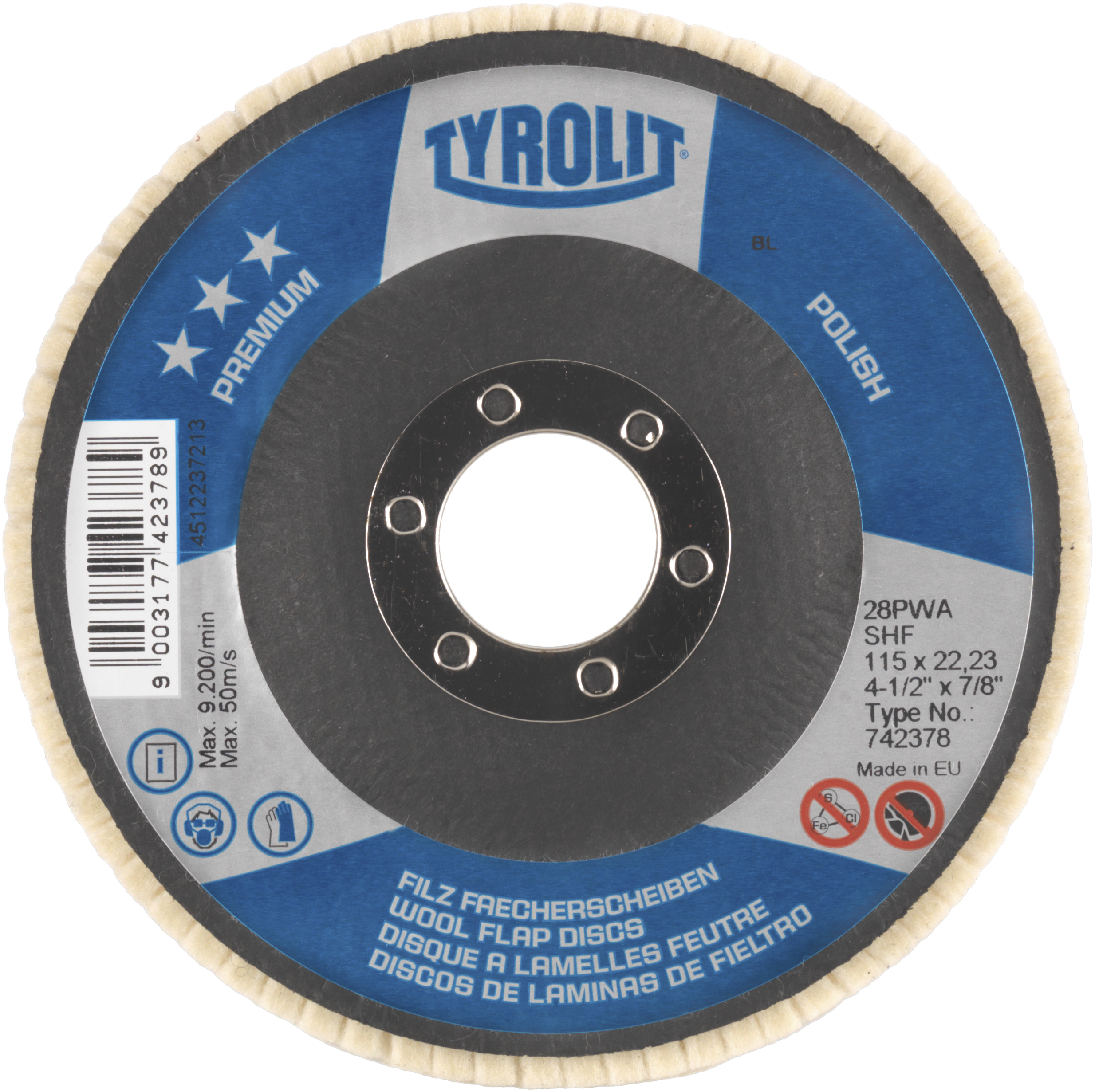 Polerrondel Filt 28pwa 125ã 22 23 Shf