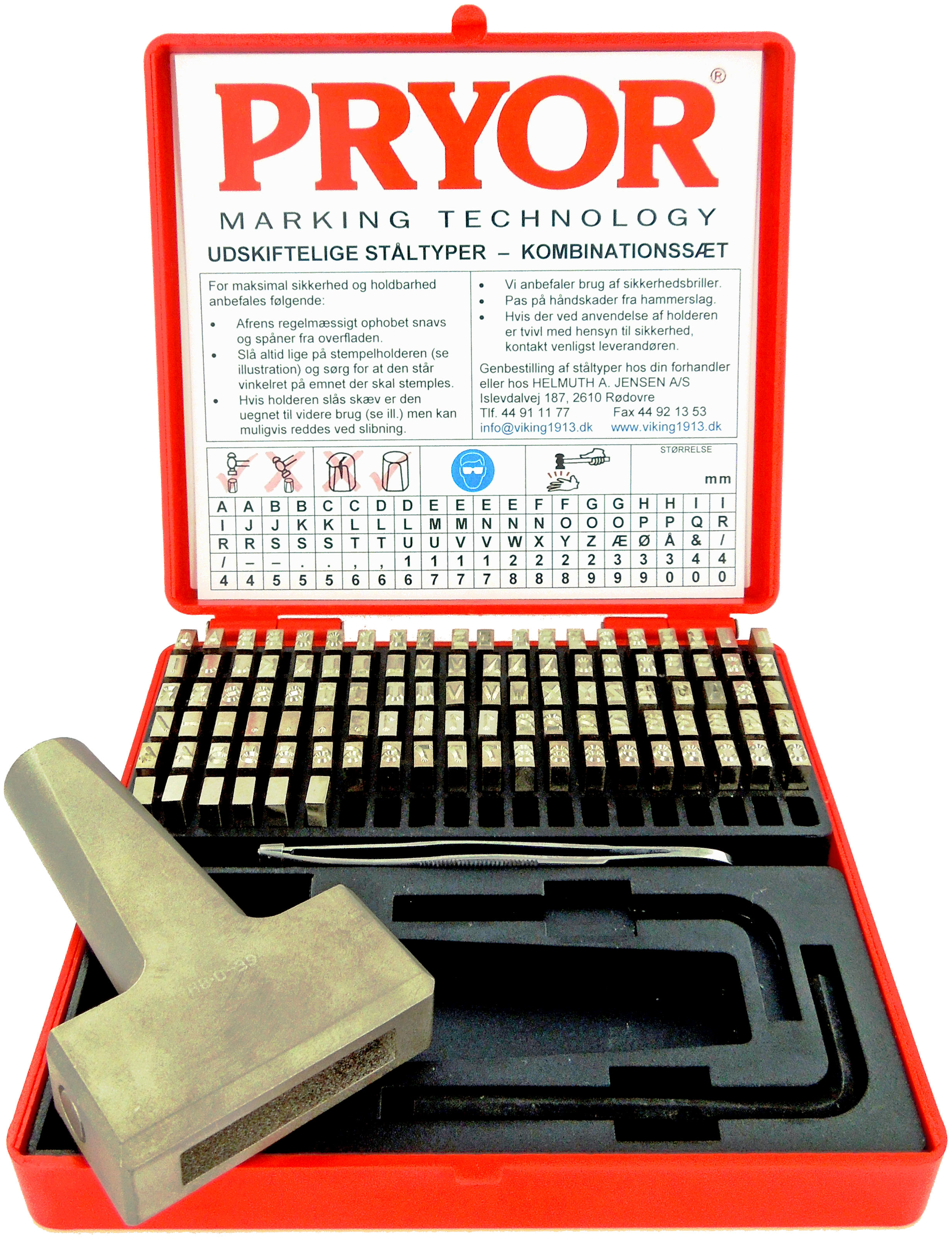 Pryor Kombi Sæt 3mm 100 Typer Holder